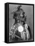 Crow Indian from Montana Native American Curtis Photograph-Lantern Press-Framed Stretched Canvas