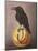 Crow on a Marble-Leah Saulnier-Mounted Giclee Print