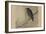 Crow on a Willow Branch-null-Framed Art Print