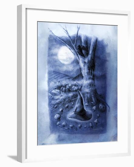 Crow Spirit-Art and a Little Magic-Framed Giclee Print