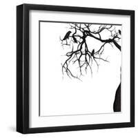 Crow Tree-artshock-Framed Art Print