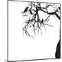 Crow Tree-artshock-Mounted Art Print