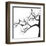 Crow Tree-artshock-Framed Art Print