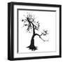 Crow Tree-artshock-Framed Art Print