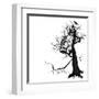 Crow Tree-artshock-Framed Art Print