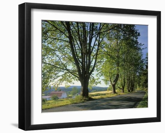 Crow Valley, Orcas Island, Washington, USA-Charles Gurche-Framed Photographic Print