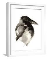 Crow-Suren Nersisyan-Framed Art Print