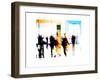 crowd abstract I-null-Framed Art Print