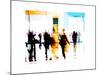 crowd abstract I-null-Mounted Art Print