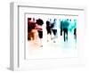 crowd abstract II-null-Framed Art Print