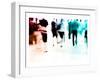 crowd abstract II-null-Framed Art Print