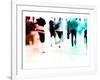 crowd abstract II-null-Framed Art Print