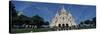 Crowd at a Basilica, Basilique Du Sacre Coeur, Montmartre, Paris, Ile-De-France, France-null-Stretched Canvas