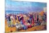 Crowd at the Beach-William Glackens-Mounted Art Print