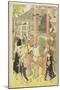 Crowd at the Gateway of Asakusa Temple, 1782-1798-Katsukawa Shunzan-Mounted Giclee Print