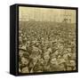 Crowd at the Opening of the Columbian Exhibition, Chicago, Illinois, USA, 1893-BW Kilburn-Framed Stretched Canvas