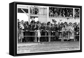 Crowd at the Races, C1920-1939-null-Framed Stretched Canvas