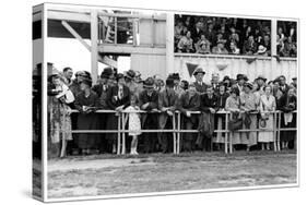 Crowd at the Races, C1920-1939-null-Stretched Canvas