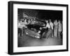 Crowd Attacking Cars Driven by African Americans to Protest Integration in the Schools-null-Framed Photographic Print