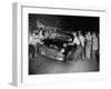 Crowd Attacking Cars Driven by African Americans to Protest Integration in the Schools-null-Framed Photographic Print