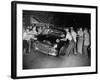 Crowd Attacking Cars Driven by African Americans to Protest Integration in the Schools-null-Framed Photographic Print