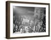 Crowd awaiting survivors from the Titanic, 1912-null-Framed Photographic Print