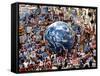 Crowd Fills a Manhattan Avenue During a Protest March in New York-null-Framed Stretched Canvas