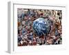 Crowd Fills a Manhattan Avenue During a Protest March in New York-null-Framed Photographic Print