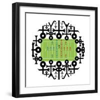 Crowd Icon American Football, 2006-Thisisnotme-Framed Giclee Print