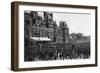 Crowd in Front of the Town Hall on a Reception Day, Paris, 1931-Ernest Flammarion-Framed Giclee Print