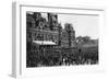 Crowd in Front of the Town Hall on a Reception Day, Paris, 1931-Ernest Flammarion-Framed Giclee Print