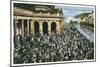 Crowd in Karlsbad, Germany-null-Mounted Premium Giclee Print