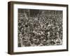 Crowd in Martin Place-null-Framed Giclee Print