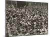 Crowd in Martin Place-null-Mounted Giclee Print