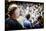 Crowd in Yankee Stadium Singing the Anthem at the Beginning of T-Sabine Jacobs-Mounted Photographic Print