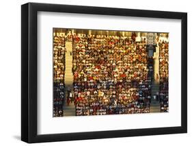 Crowd Lit by Evening Sun-Eleanor-Framed Photographic Print