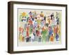 Crowd No.16-Diana Ong-Framed Giclee Print