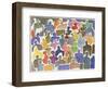 Crowd No.17-Diana Ong-Framed Giclee Print