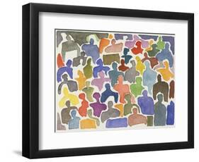 Crowd No.17-Diana Ong-Framed Giclee Print