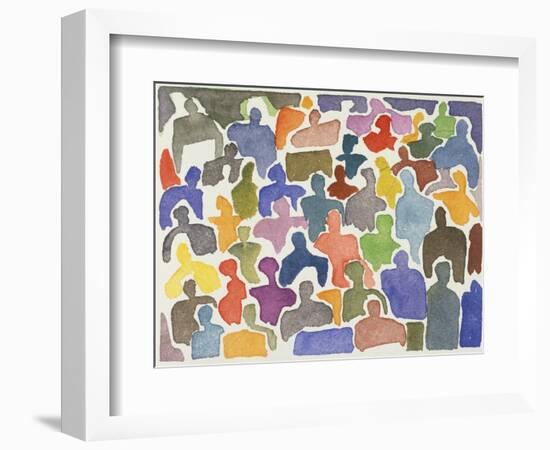 Crowd No.17-Diana Ong-Framed Giclee Print