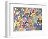 Crowd No.17-Diana Ong-Framed Giclee Print