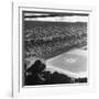 Crowd of Baseball Fans Attending Game at Ebbets Field-Ed Clark-Framed Photographic Print