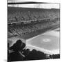 Crowd of Baseball Fans Attending Game at Ebbets Field-Ed Clark-Mounted Photographic Print