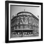 Crowd of Baseball Fans Lining Up to See Game at Ebbets Field-Ed Clark-Framed Photographic Print