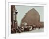 Crowd of East End Children, Red Lion Street, Wapping, London, 1904-null-Framed Photographic Print