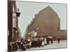 Crowd of East End Children, Red Lion Street, Wapping, London, 1904-null-Mounted Photographic Print