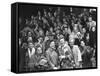 Crowd of Fans Watching Celebrities Arrive for the 26th Academy Awards at the RKO Pantages Theater-George Silk-Framed Stretched Canvas