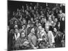 Crowd of Fans Watching Celebrities Arrive for the 26th Academy Awards at the RKO Pantages Theater-George Silk-Mounted Premium Photographic Print