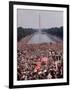 Crowd of over 200,000 Gathered Where Martin Luther King Delivered "I Have a Dream" Speech-Paul Schutzer-Framed Photographic Print