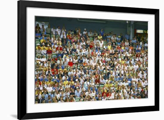 Crowd of Spectators-Bjorn Svensson-Framed Photographic Print